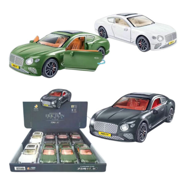 Model mobil seri Bentley LED+ musik BUBUTOYS