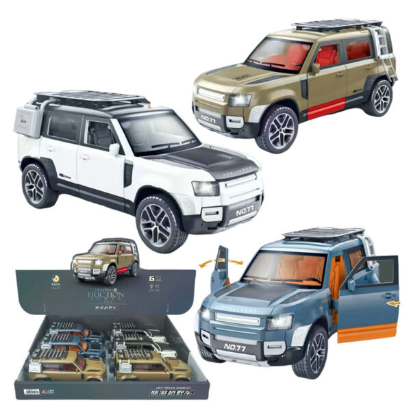 Model mobil seri Land Rover LED+ musik BUBUTOYS