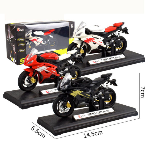 Seri model mainan balap sepeda motor BUBUTOYS