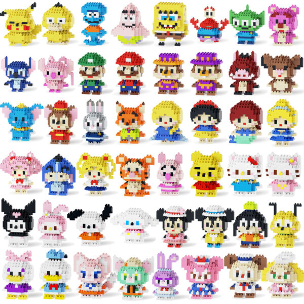 60 mainan blok bangunan IP BUBUTOYS