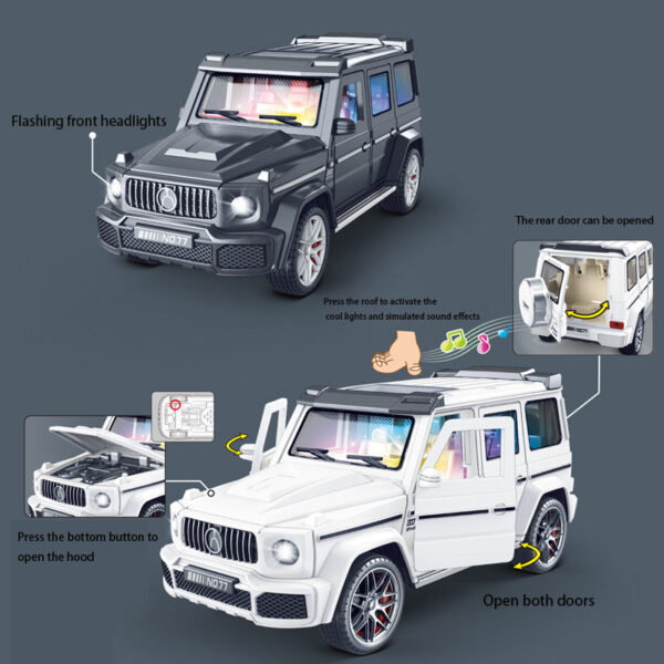 Model mobil seri Meniru Mercedes LED+ musik BUBUTOYS