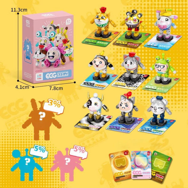 Seri Blind Box Telur BUBUTOYS