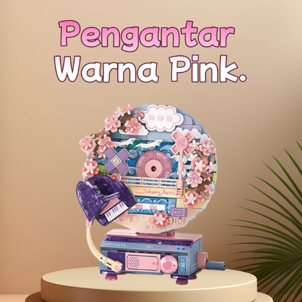 Mainan seri balok CD musik klasik (elemen bunga) BUBUTOYS