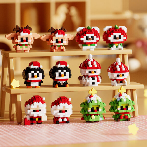 Seri balok kecil Natal BUBUTOYS
