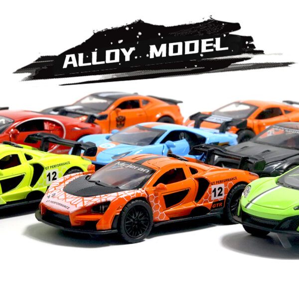 Seri model mobil balap Versi LED+ musik BUBUTOYS