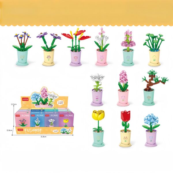 Seri Bunga Blok Bangunan BUBUTOYS