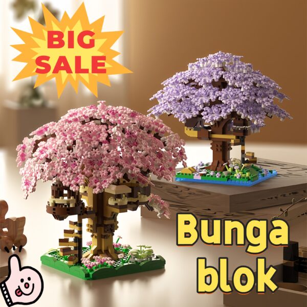 Produk seri bunga pohon sakura dengan LED BUBUTOYS