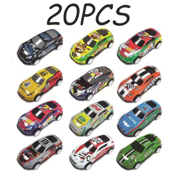 Model mobil kecil campuran dipasang 20 unit BUBUTOYS